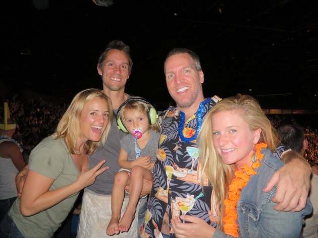 All of us at the concert