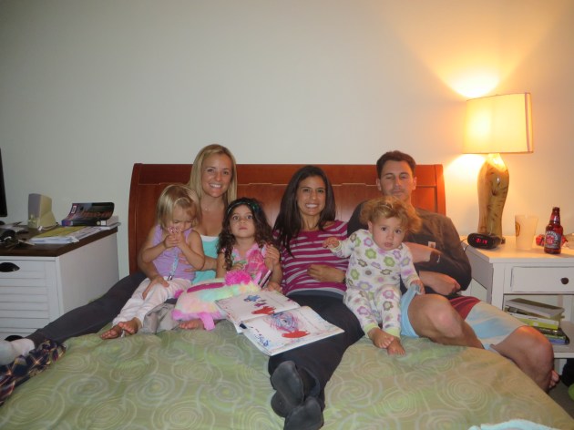 The Craigs and us during story time. 