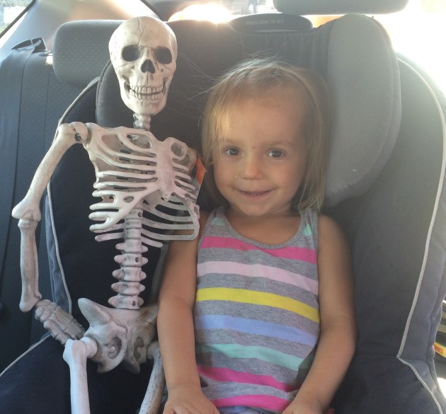 You loved the skeleton. 