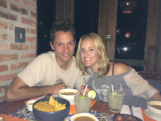 Mommy and Daddy spent their first weekend away from you. We went to Las Gaviotas with the Craigs.