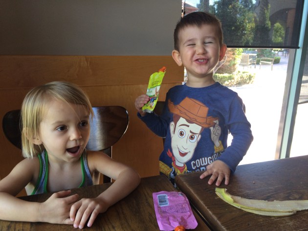 You and Noah at Starbucks