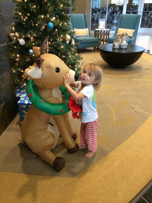 You loved kissing this reindeer at Lifetime : )